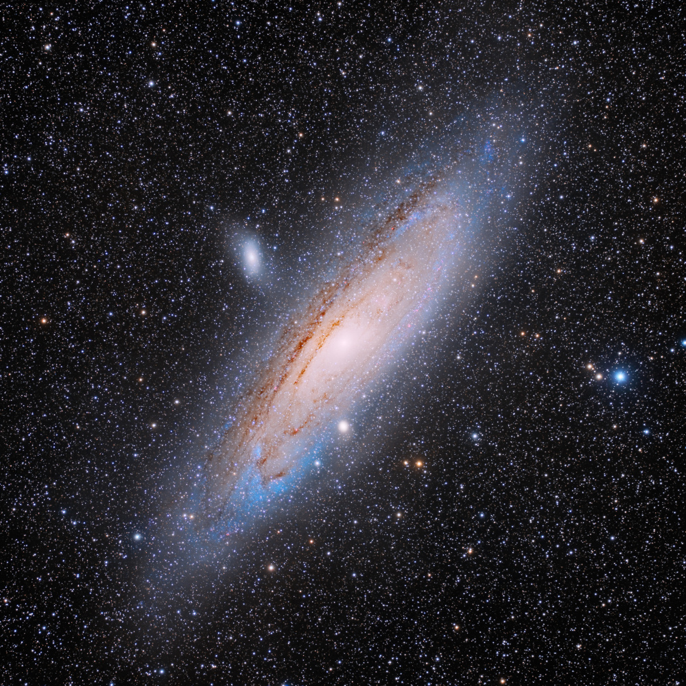 Vast Spiral Galaxy by Vikas Chander — canvas wall art