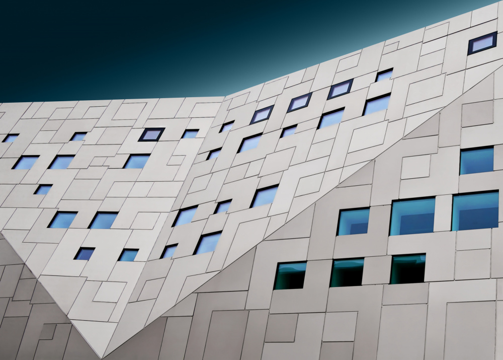 Modern Building Geometry by Karin Kilb — canvas wall art