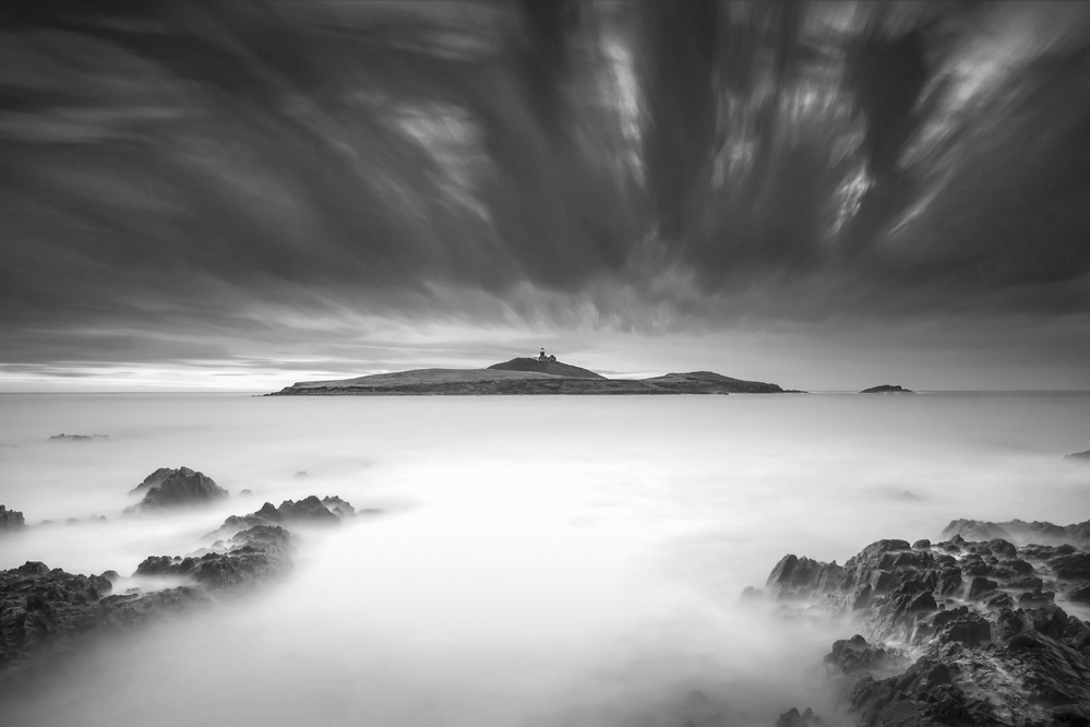 Long Exposure Island Seascape by Kieran O Mahony AIPF — canvas wall art