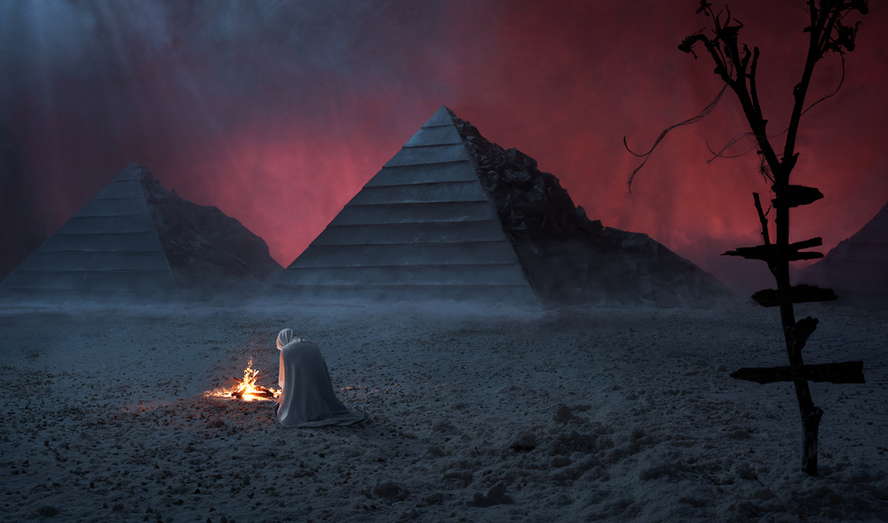 Stranger in the night by Sergey Parishkov — canvas wall art