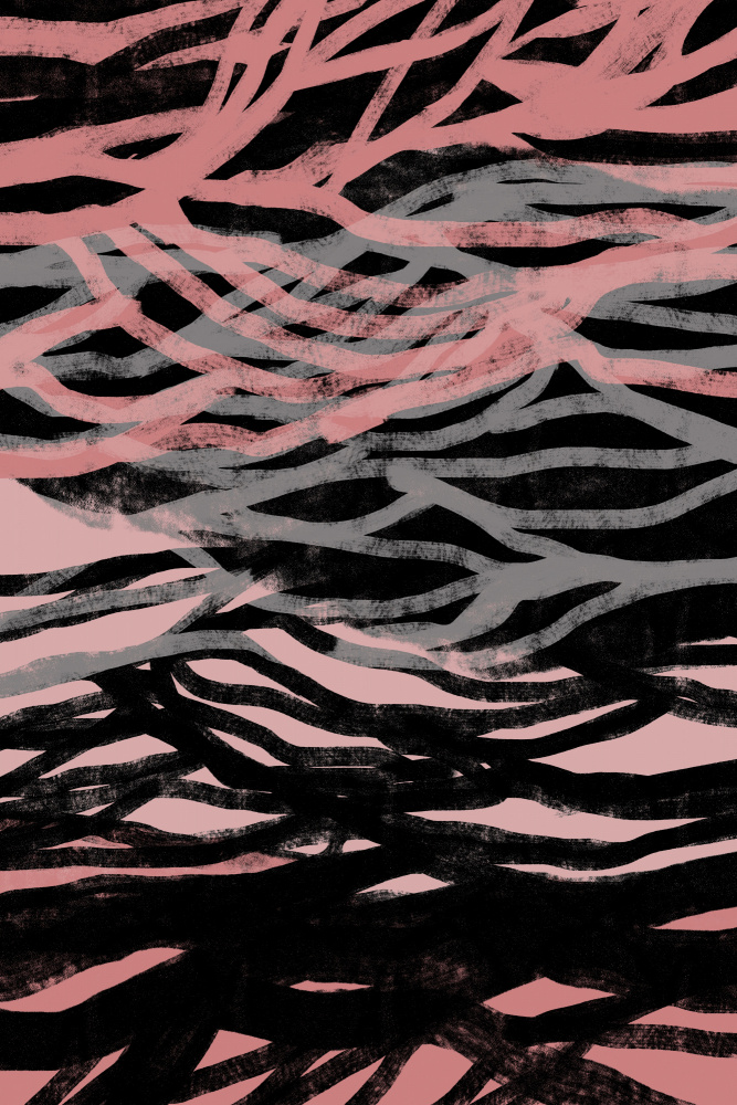 Moody Abstract Lines by Simona Gocan — canvas wall art