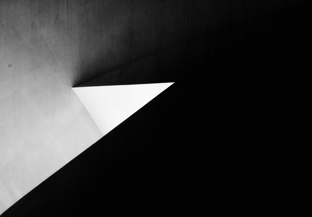 Geometric Light Shadow by Laura Mexia — canvas wall art