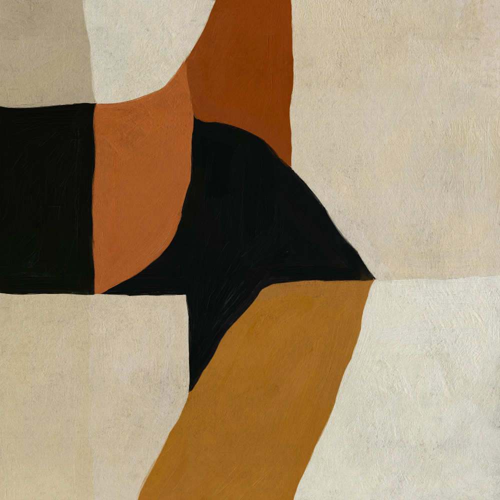 Warm Abstract Forms by Dan Hobday — canvas wall art
