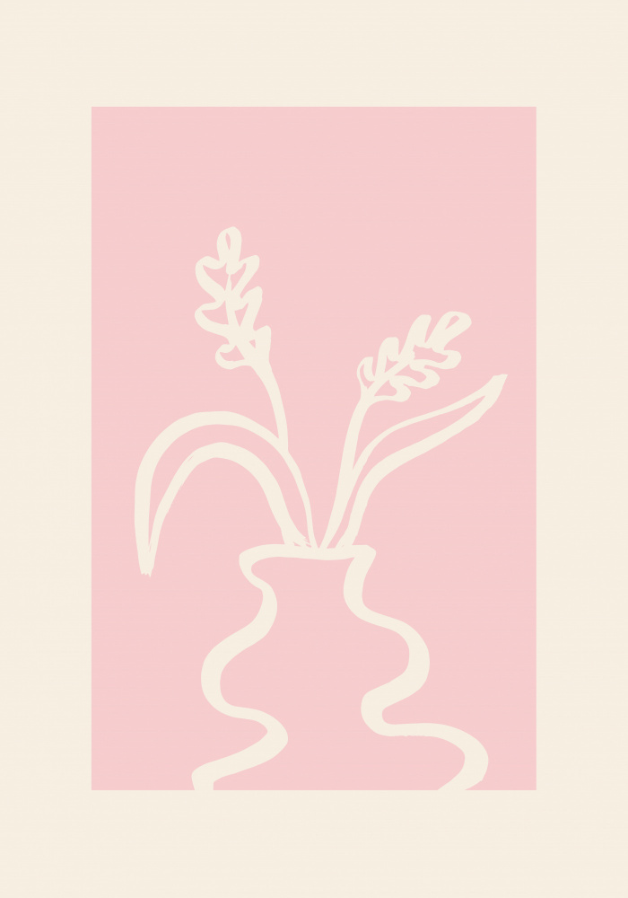 Minimalist Pink Botanicals by Studio JKN — canvas wall art