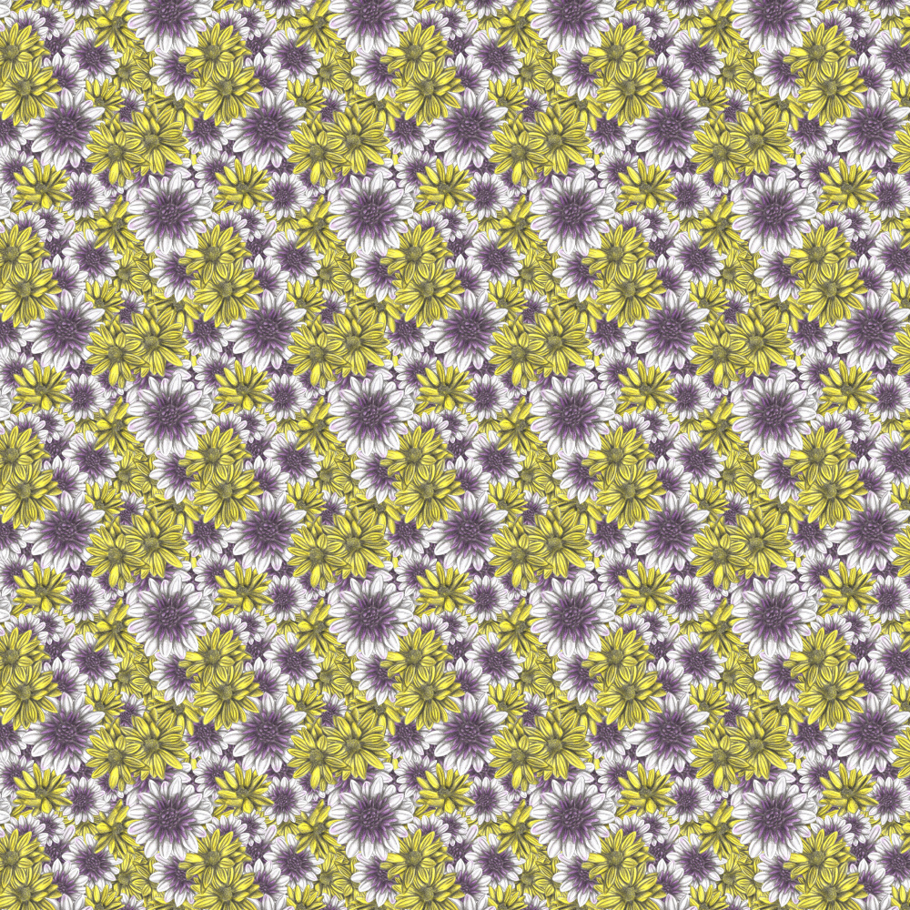 Vibrant Floral Pattern by Cecilia Battaini — canvas wall art