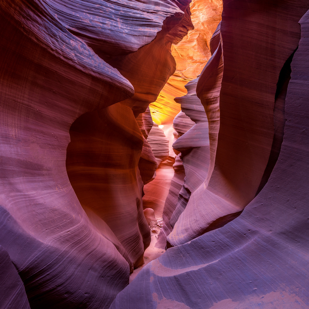 Slot Canyon Glow by Sandipan Biswas — canvas wall art