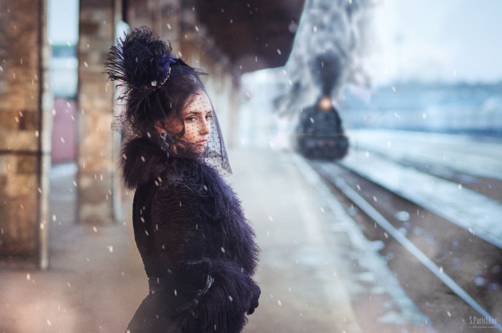 Mysterious Winter Journey by Sergey Parishkov — canvas wall art