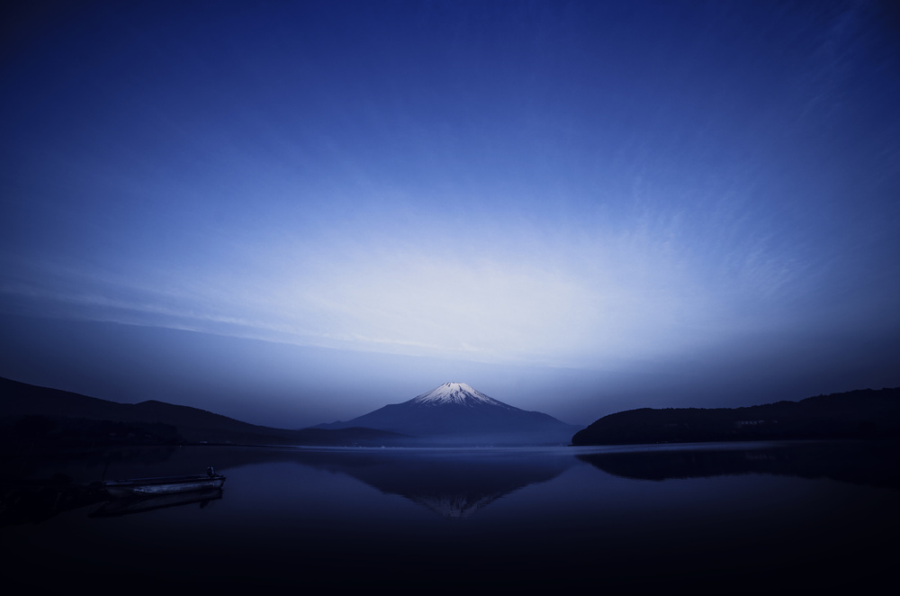 Mount Fuji Reflection by Takashi Suzuki — canvas wall art