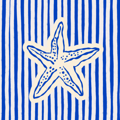 Blue Striped Starfish