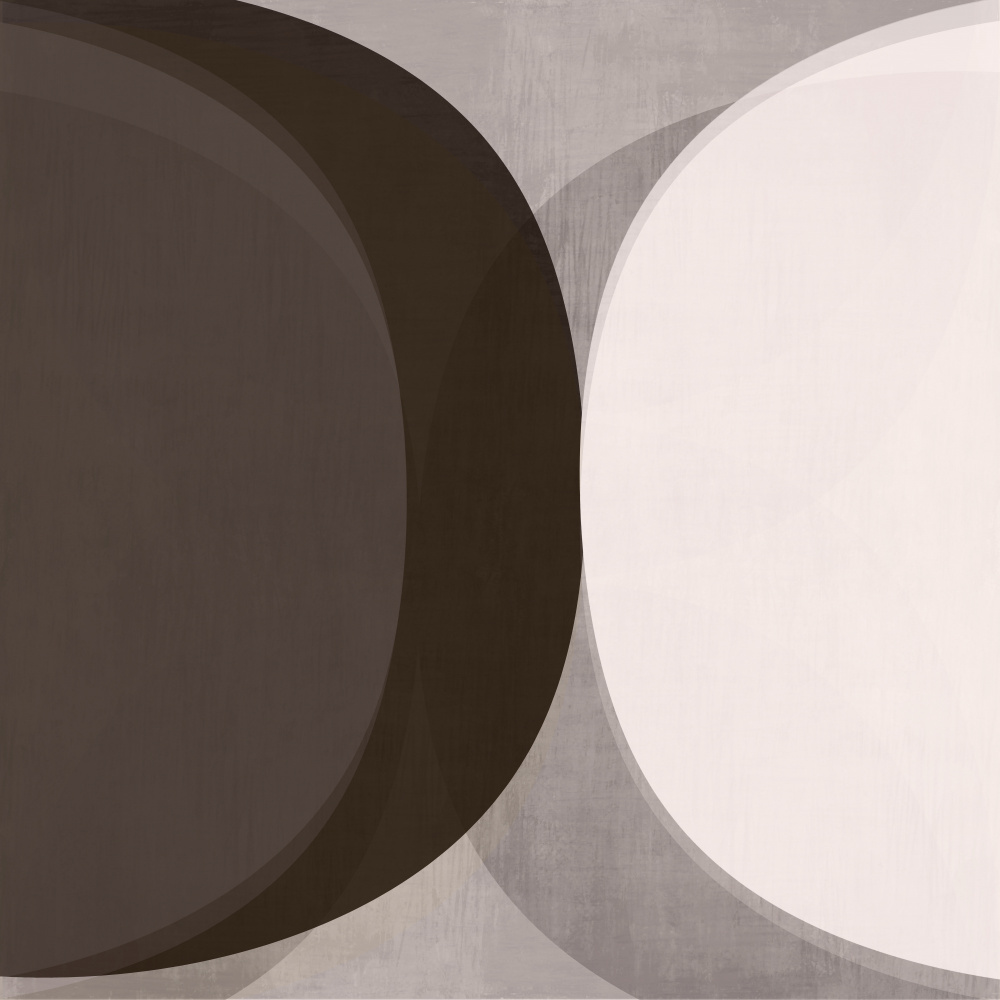 Neutral Geometric Circles by cartissi — canvas wall art