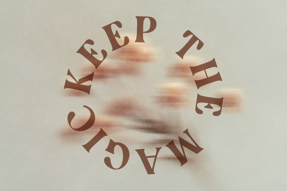 Keep The Magic Quote by Treechild — canvas wall art