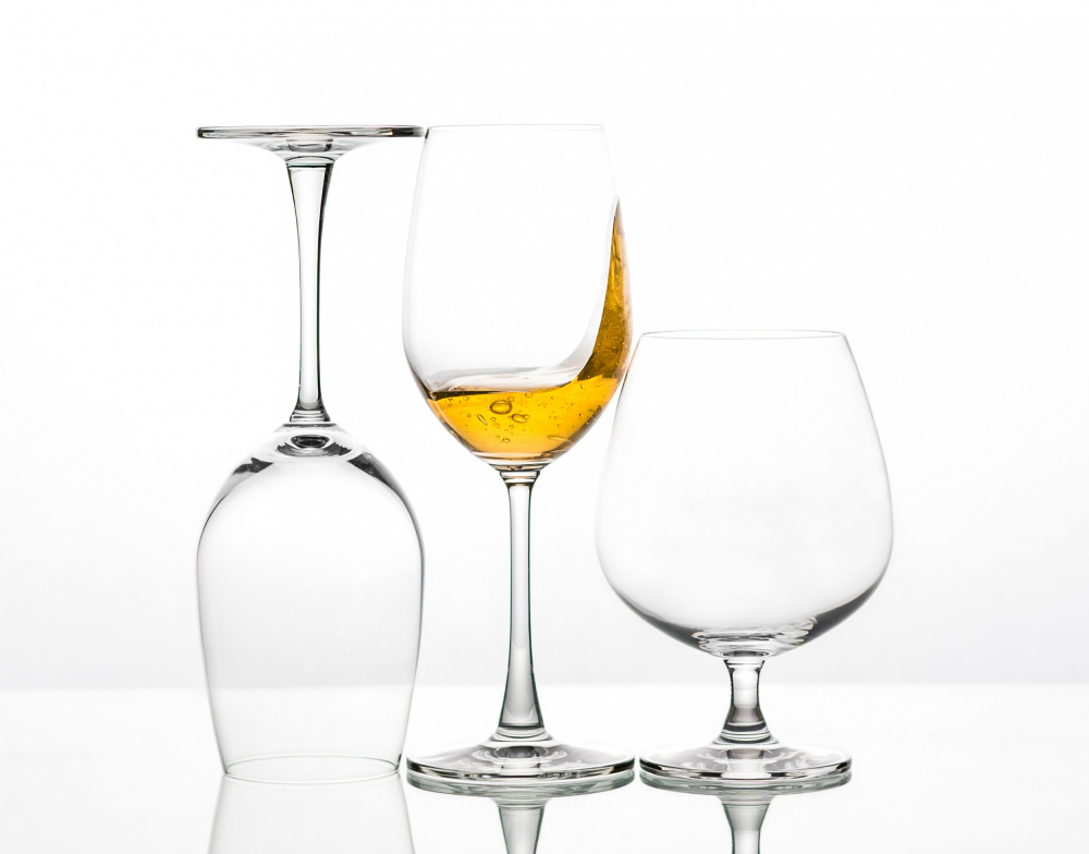 Elegant Clear Glasses by Sumit Dhuper — canvas wall art