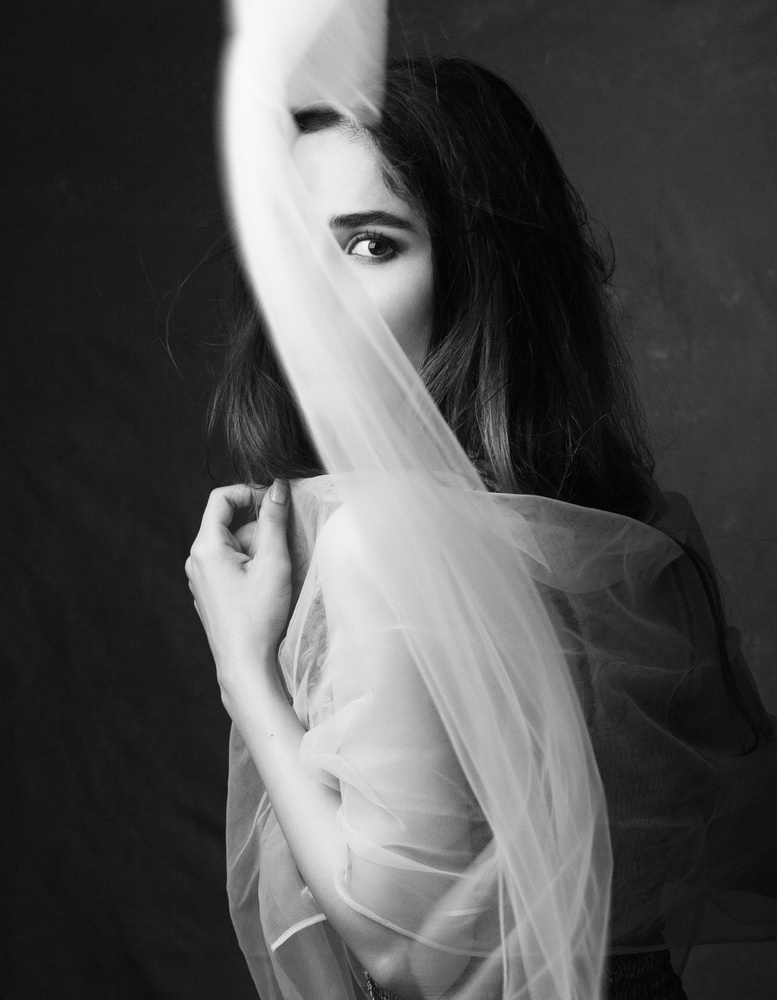 Mysterious Gaze by Mehdi Mokhtari — canvas wall art