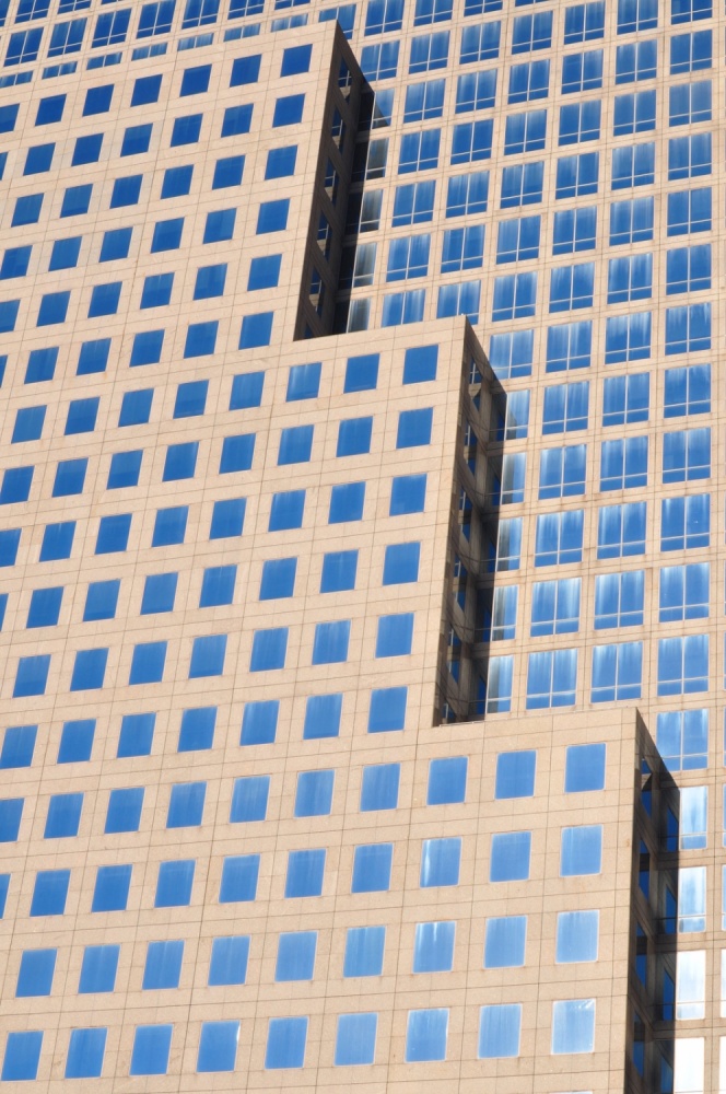 Geometric Building Facade by Philippe-M — canvas wall art