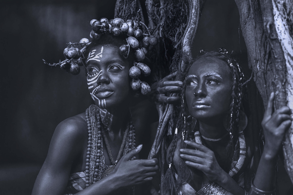 Mystical Forest Women by Agus Adriana — canvas wall art