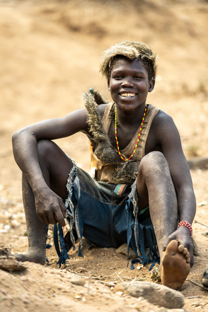 Smiling African Youth by Andrea Auf dem Brinke — canvas wall art