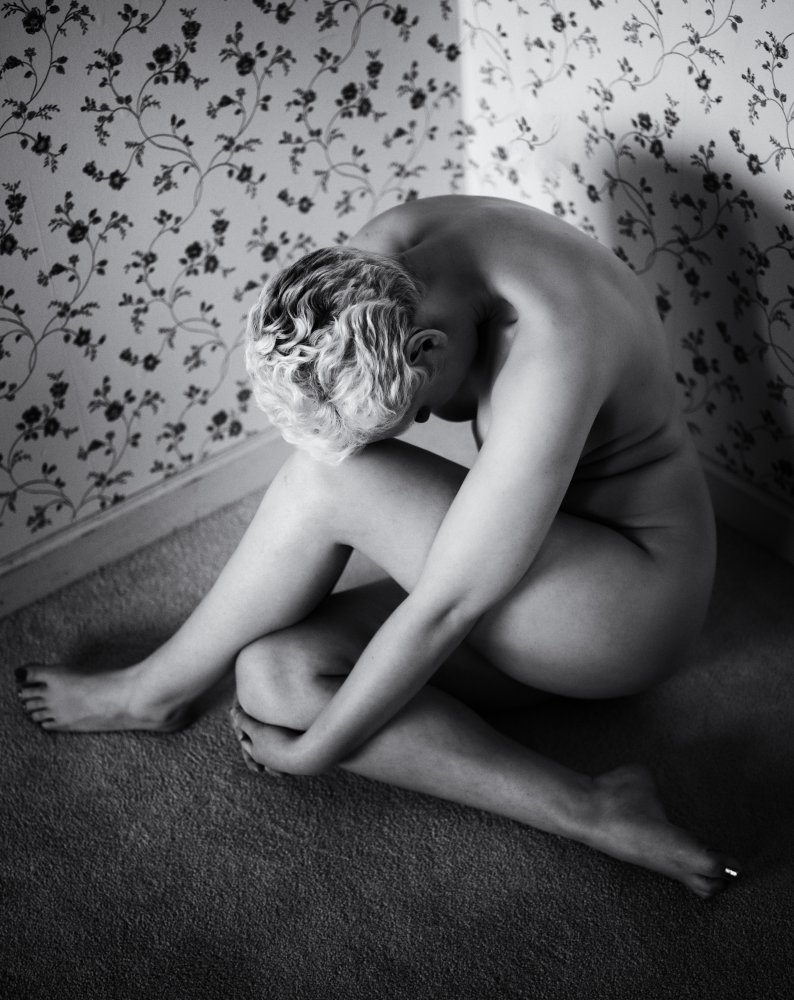 Quiet Nude Solitude by James Yang — canvas wall art