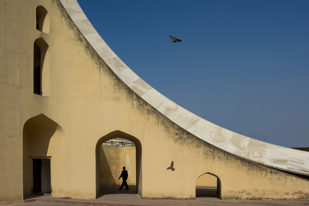 Jantar Mantar Sky Architecture by Yasemin Bakan — canvas wall art