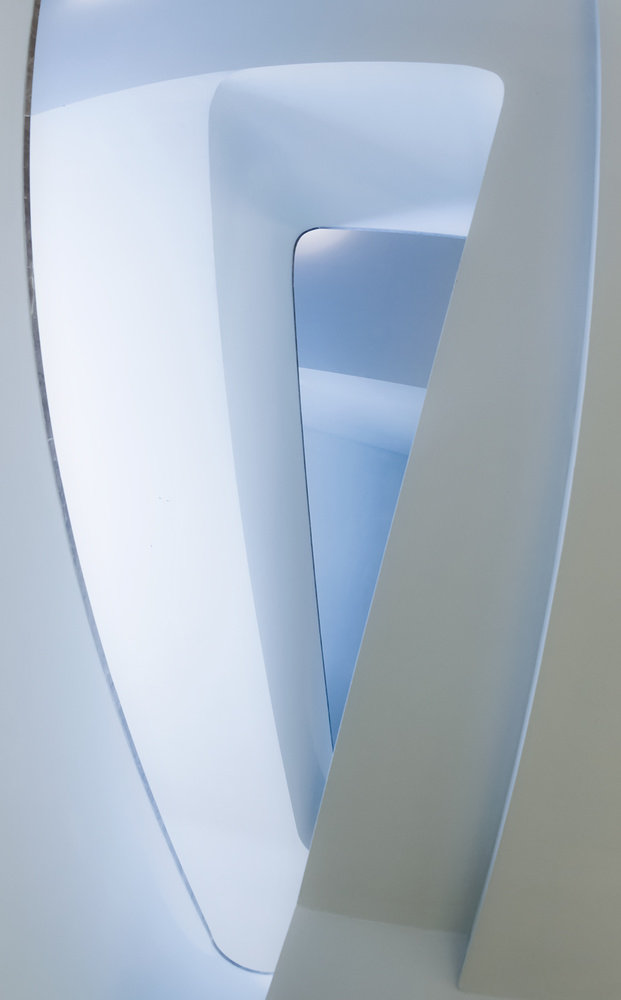 Serene White Curves by E. de Juan — canvas wall art