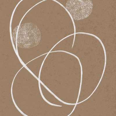 Minimalist Abstract Curved Lines