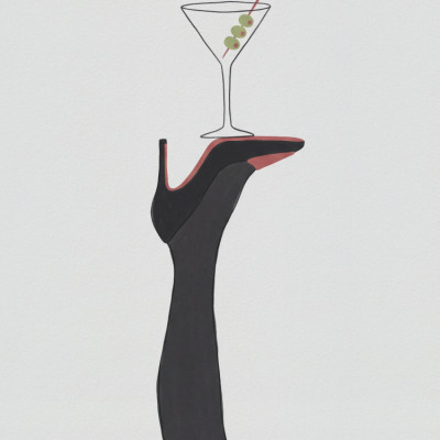 Martini High Heel Style