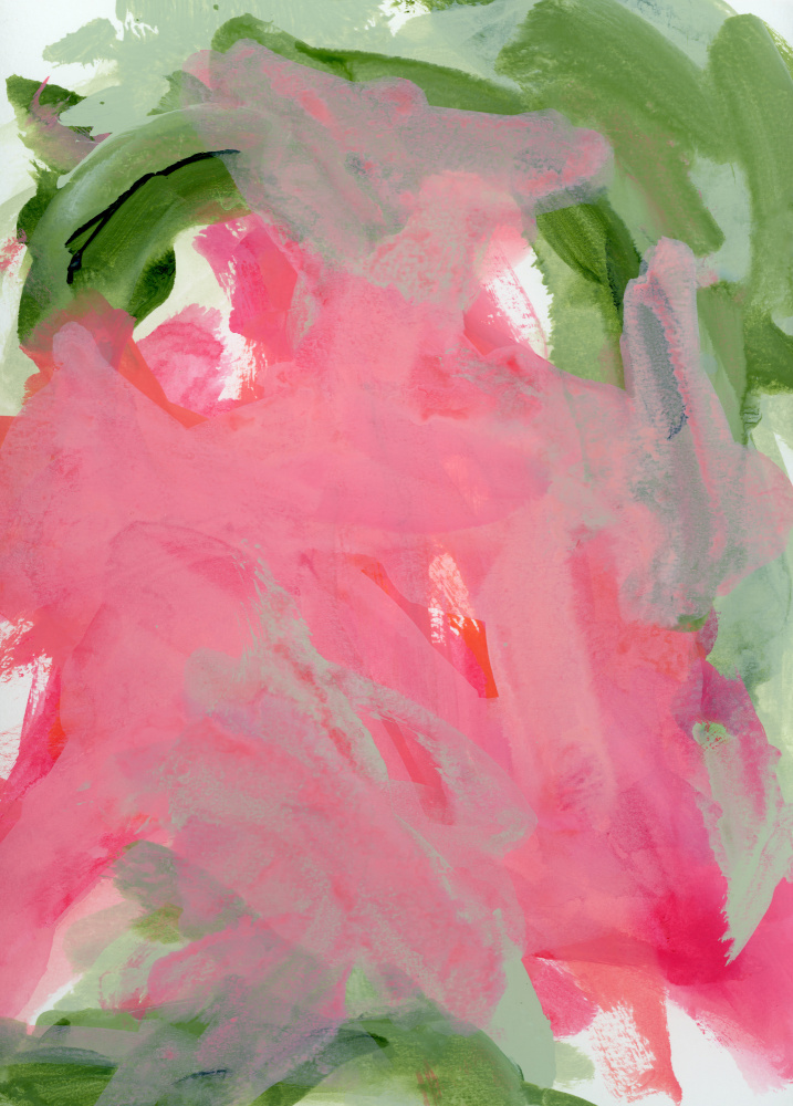 Vibrant Floral Abstract by Teodora 'Teo' Guererra — canvas wall art