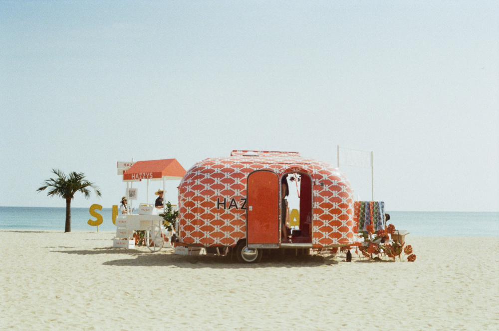 Tropical Beach Trailer by Kim gyou-pyo — canvas wall art
