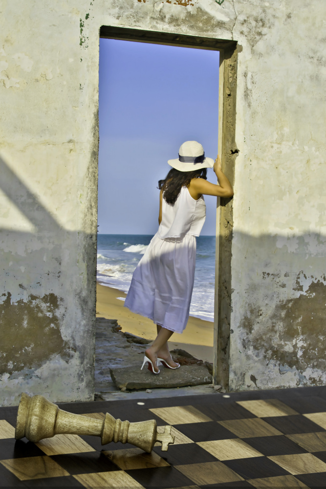 Doorway To The Ocean by Florent Dirk Thies — canvas wall art