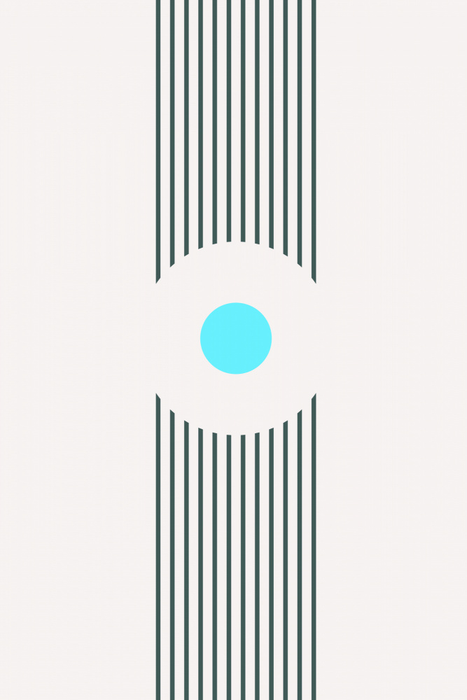 Abstract Blue Eye by jay stanley — canvas wall art