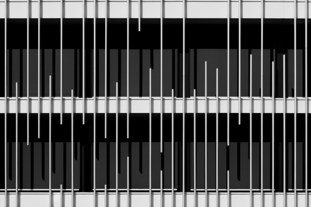 Sleek Urban Geometry by Jan Niezen — canvas wall art
