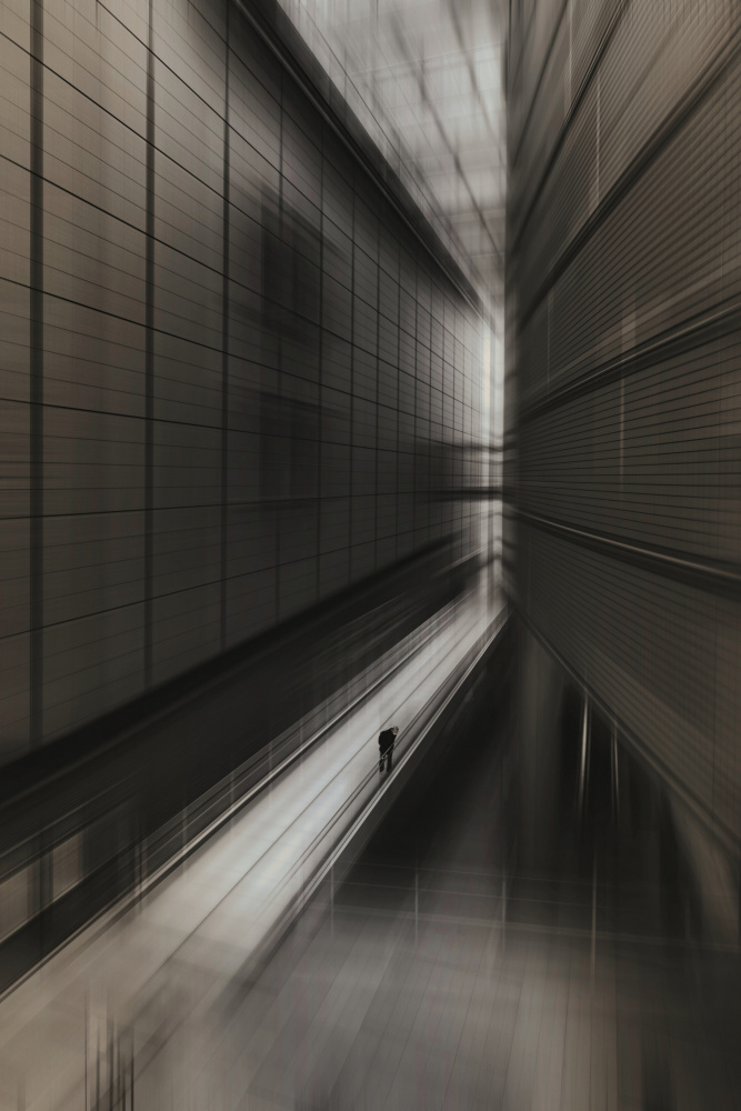 Solitary Modern Passage by moucorn — canvas wall art