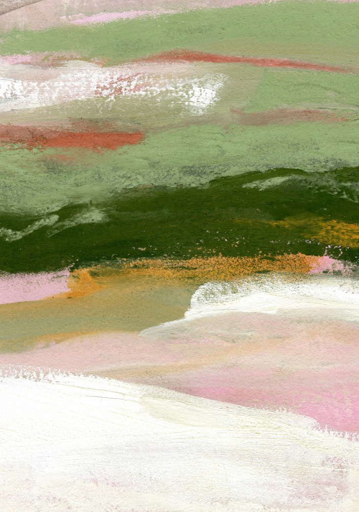 Soft Abstract Landscape by Janel Bragg — canvas wall art