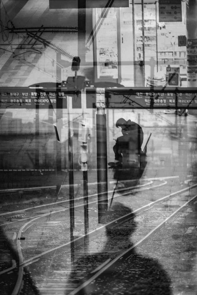 Urban Tracks Reflection by Kim gyou-pyo — canvas wall art