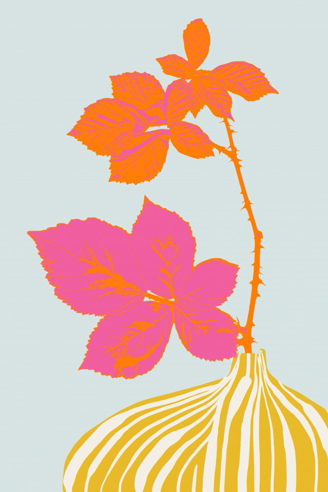 Vibrant Botanical Still Life by Annick — canvas wall art