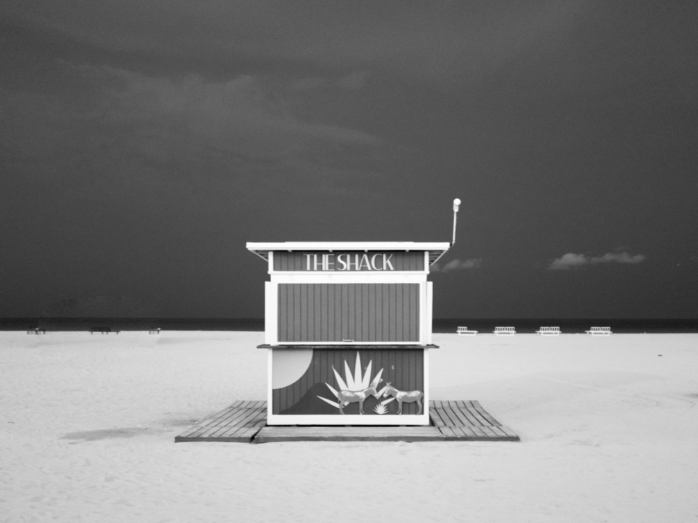 The Beach Shack by Adrian Peralta — canvas wall art
