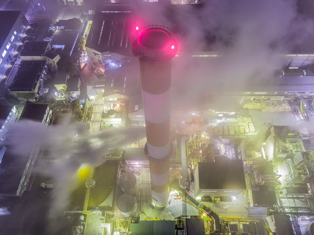 Industrial Night Glow by Kobayashi Tetsurou — canvas wall art