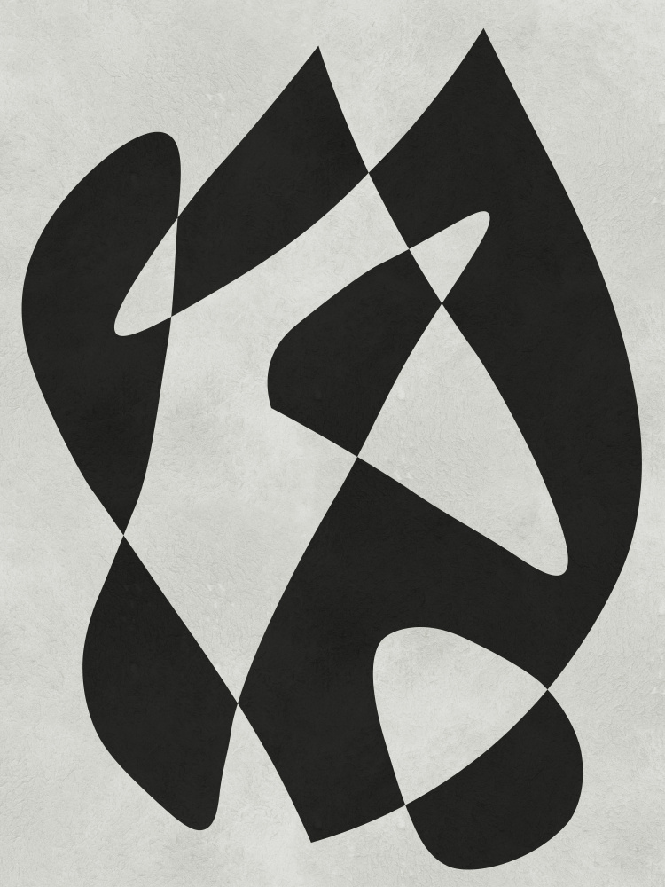 Dynamic Abstract Shapes by Vitor Costa — canvas wall art