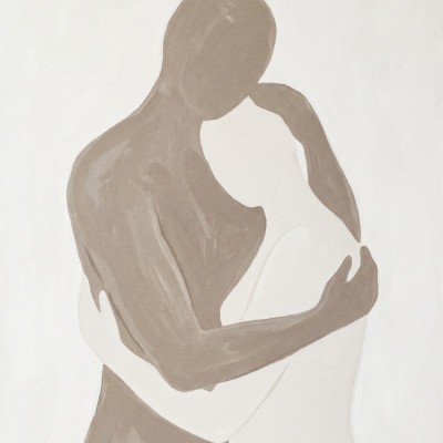 Loving Couple Embrace