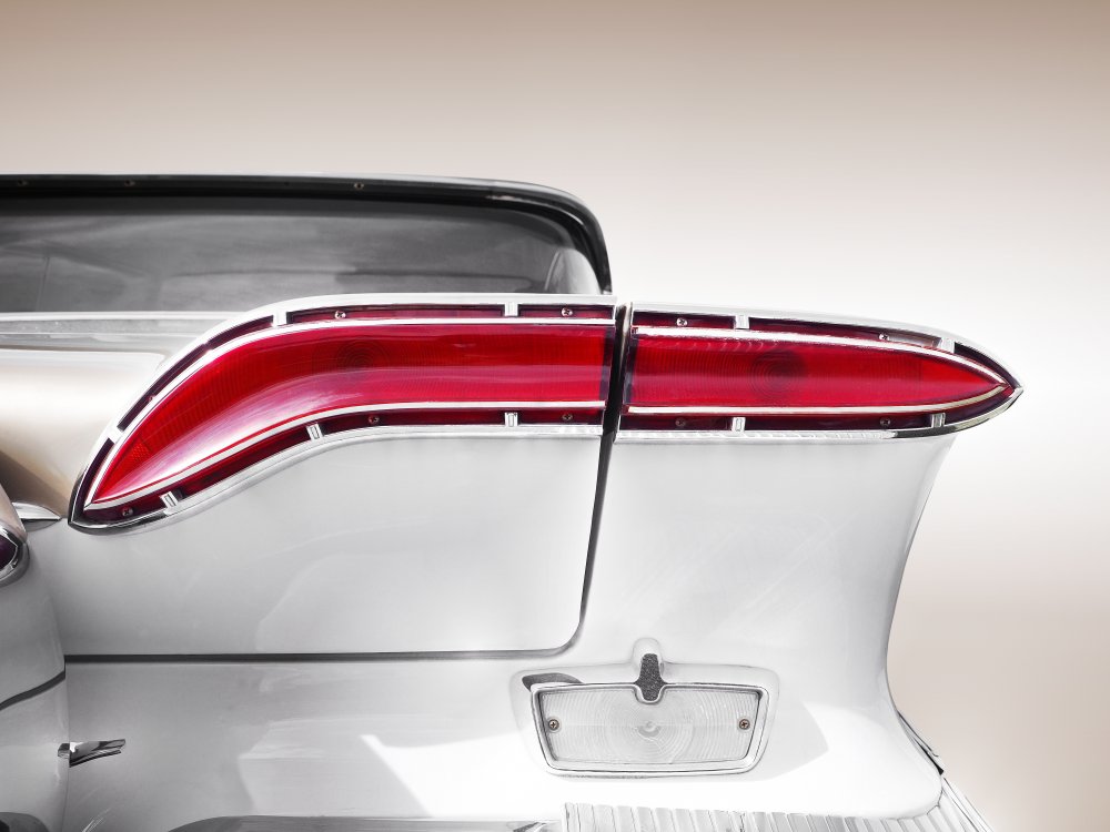 Vintage Red Taillight by Beate Gube — canvas wall art