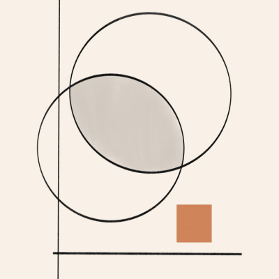 Geometric line art composition 11