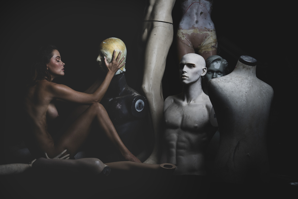 Intimate Mannequin Study by Itthipol Deemee — canvas wall art