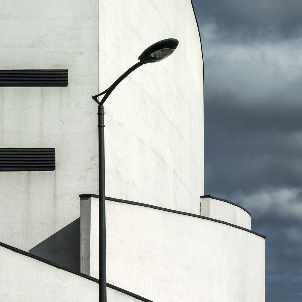 Modern Architecture Streetlamp by Lus Joosten — canvas wall art