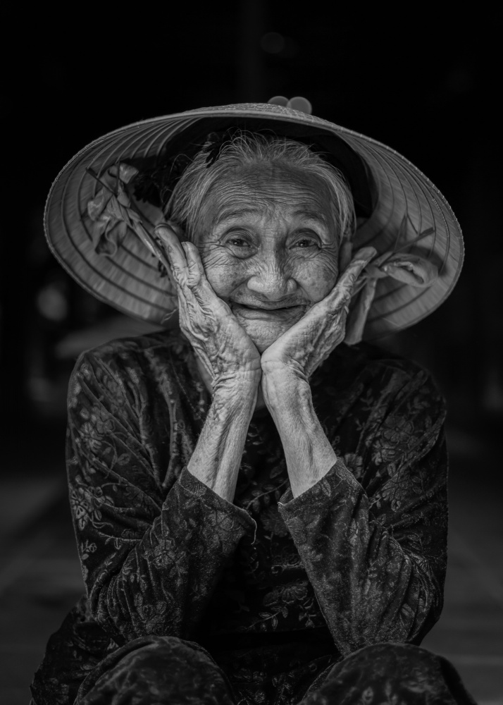 Joyful Vietnamese Woman by ADIREK M — canvas wall art