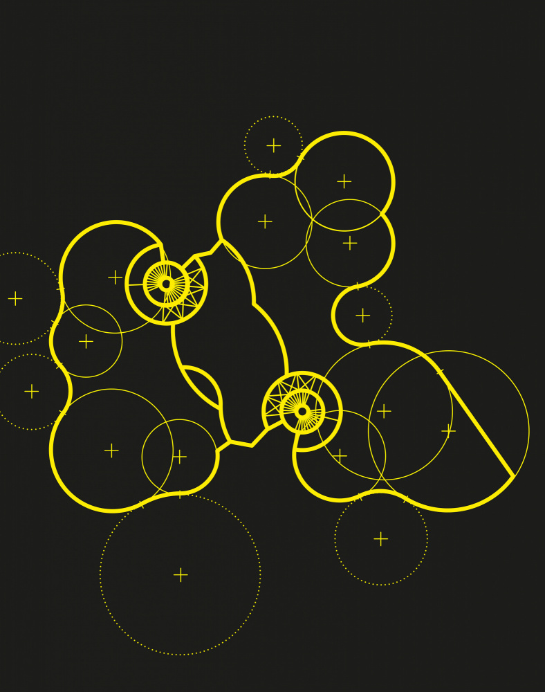 Abstract Tech Organism by Rafa Mateo — canvas wall art
