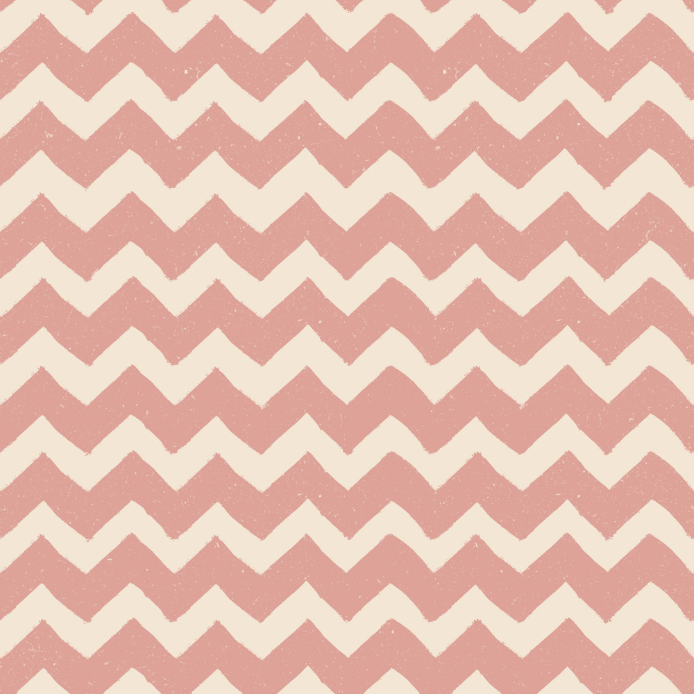 Pink Chevron Pattern by Philippine Bouchez — canvas wall art