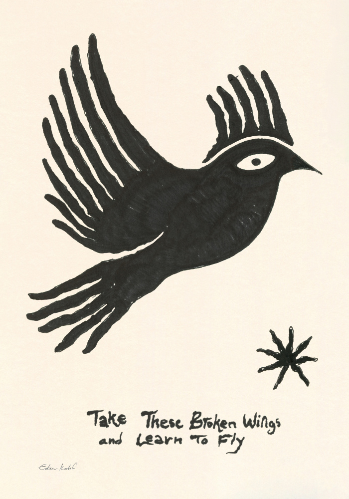 Fly Away by EDEN KALIF — canvas wall art