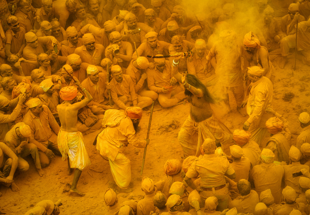 Golden Indian Festival by Rahul Wedpathak — canvas wall art