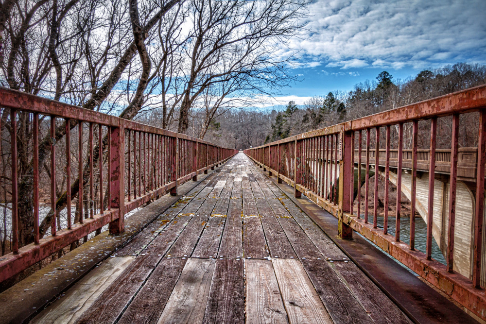 Long Wooden Bridge by GuruShots — canvas wall art