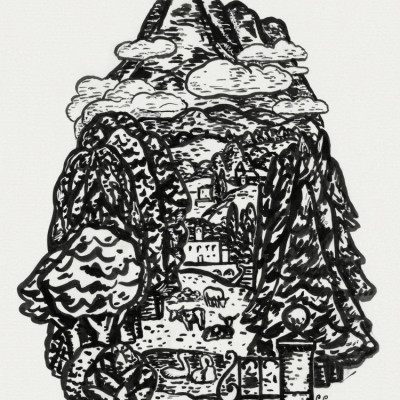 Mountain Landscape (ca. 1891–1941)