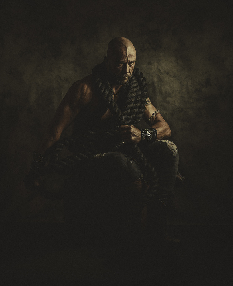 Intense Warrior by gNo — canvas wall art